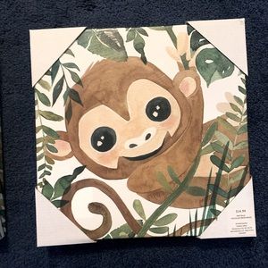 SAFARI NURSERY DECOR- Monkey